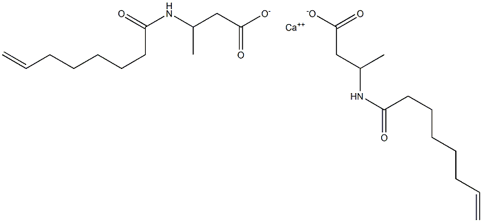 Bis[3-(7-octenoylamino)butyric acid]calcium salt 结构式