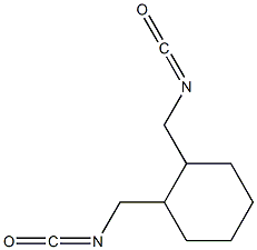 (Cyclohexane-1,2-diylbismethylene)diisocyanate 结构式