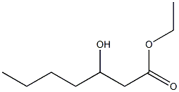 3-Hydroxyheptanoic acid ethyl ester 结构式