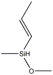 Methoxy(methyl)(1-propenyl)silane 结构式