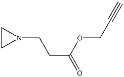 1-Aziridinepropionic acid 2-propynyl ester 结构式