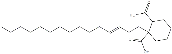 Cyclohexane-1,2-dicarboxylic acid hydrogen 1-(3-pentadecenyl) ester 结构式