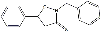 2-(Benzyl)-5-phenylisoxazolidine-3-thione 结构式