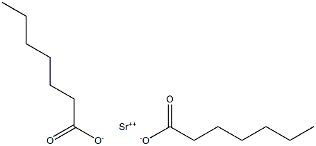 Diheptanoic acid strontium salt 结构式