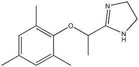 2-[1-(4-Methyl-2-methyl-6-methylphenoxy)ethyl]-2-imidazoline 结构式