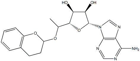Methylchromanyladenosine 结构式