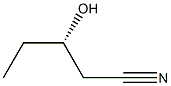(3S)-3-Hydroxypentanenitrile 结构式