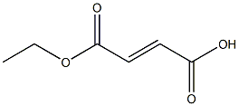 2-Butenedioic acid 1-ethyl ester 结构式