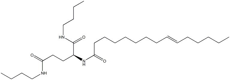 N2-(9-Pentadecenoyl)-N1,N5-dibutylglutaminamide 结构式