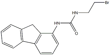 1-(2-Bromoethyl)-3-(9H-fluoren-1-yl)urea 结构式