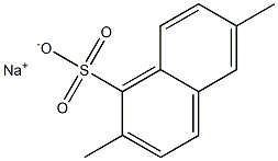 2,6-Dimethyl-1-naphthalenesulfonic acid sodium salt 结构式