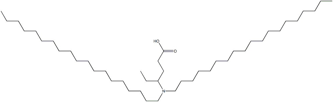 4-(Dinonadecylamino)hexanoic acid 结构式