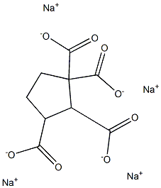 1,1,2,3-Cyclopentanetetracarboxylic acid tetrasodium salt 结构式