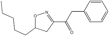 3-Phenylacetyl-5-pentyl-2-isoxazoline 结构式