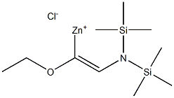[(Z)-2-[N,N-Bis(trimethylsilyl)amino]-1-ethoxyethenyl]zinc chloride 结构式