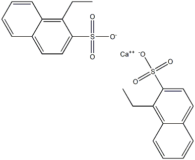 Bis(1-ethyl-2-naphthalenesulfonic acid)calcium salt 结构式