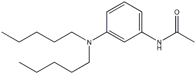 3'-(Dipentylamino)acetanilide 结构式