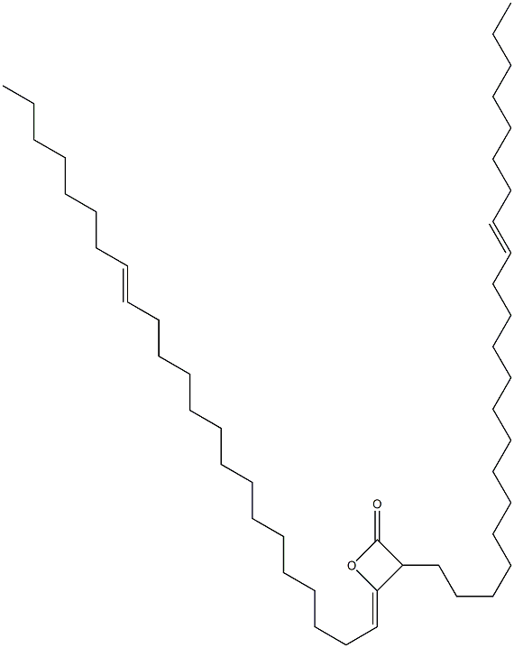 3-(14-Docosenyl)-4-(15-tricosen-1-ylidene)oxetan-2-one 结构式