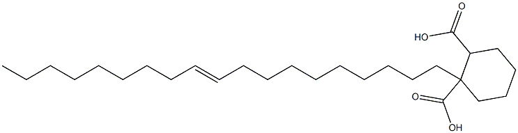Cyclohexane-1,2-dicarboxylic acid hydrogen 1-(10-nonadecenyl) ester 结构式