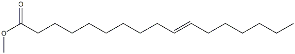 10-Heptadecenoic acid methyl ester 结构式