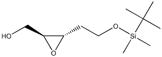 (2S,3S)-2,3-Epoxy-5-[(tert-butyldimethylsilyl)oxy]pentan-1-ol 结构式