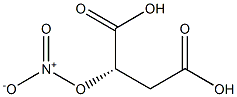 [S,(-)]-2-(Nitrooxy)succinic acid 结构式