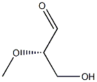 [S,(-)]-3-Hydroxy-2-methoxypropanal 结构式