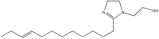 2-(9-Dodecenyl)-2-imidazoline-1-ethanol 结构式