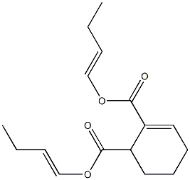 2-Cyclohexene-1,2-dicarboxylic acid bis(1-butenyl) ester 结构式
