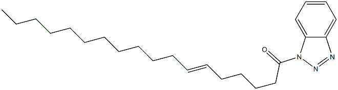 1-(6-Octadecenoyl)-1H-benzotriazole 结构式