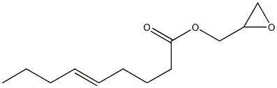 5-Nonenoic acid (oxiran-2-yl)methyl ester 结构式