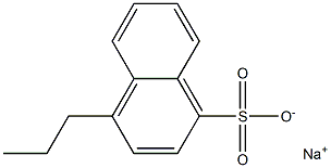 4-Propyl-1-naphthalenesulfonic acid sodium salt 结构式