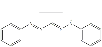 3-tert-Butyl-1,5-diphenylformazan 结构式