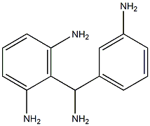 (3-Aminophenyl)(2,6-diaminophenyl)methanamine 结构式