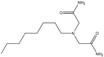 2,2'-(Octylimino)bis(acetamide) 结构式