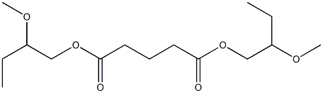 Pentanedioic acid bis(2-methoxybutyl) ester 结构式