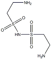 2,2'-(Iminobissulfonyl)bis(ethanamine) 结构式