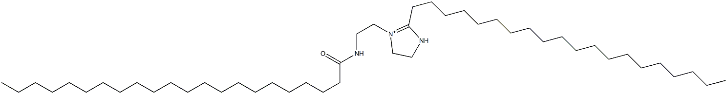 1-[2-(Docosanoylamino)ethyl]-2-icosyl-1-imidazoline-1-ium 结构式