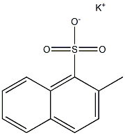 2-Methyl-1-naphthalenesulfonic acid potassium salt 结构式