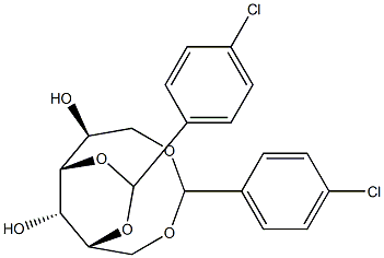 1-O,6-O:2-O,4-O-Bis(4-chlorobenzylidene)-L-glucitol 结构式