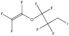 1,1,2,2-Tetrafluoro-3-iodo-1-(1,2,2-trifluorovinyloxy)propane 结构式