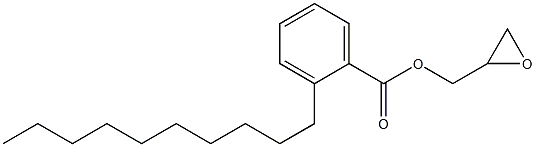 2-Decylbenzoic acid glycidyl ester 结构式