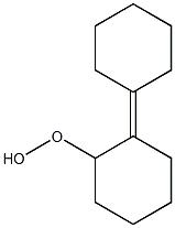 2-Cyclohexylidenecyclohexyl hydroperoxide 结构式