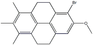 6,7,8-Trimethyl-1-bromo-2-methoxy-4,5,9,10-tetrahydropyrene 结构式