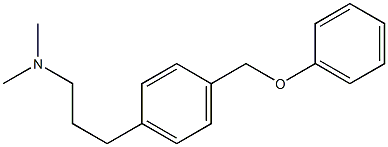 N,N-Dimethyl-3-[p-(phenoxymethyl)phenyl]propan-1-amine 结构式