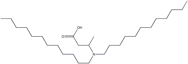 3-(Didodecylamino)butyric acid 结构式