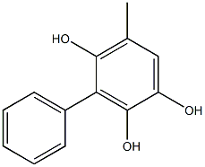 5-Methyl-3-phenyl-1,2,4-benzenetriol 结构式