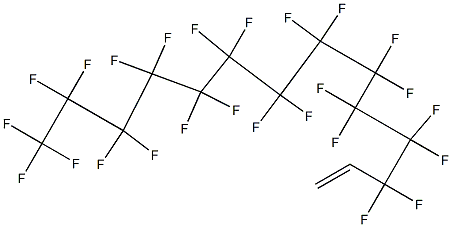 3,3,4,4,5,5,6,6,7,7,8,8,9,9,10,10,11,11,12,12,13,13,14,14,14-Pentacosafluoro-1-tetradecene 结构式