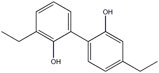 3,4'-Diethyl-1,1'-biphenyl-2,2'-diol 结构式