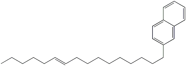 2-(10-Hexadecenyl)naphthalene 结构式